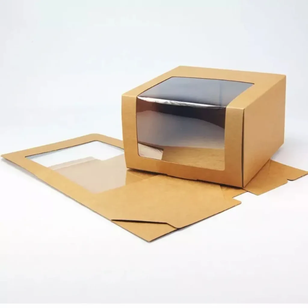 Kraft Window Boxes Printing - Custom Packaging Solutions